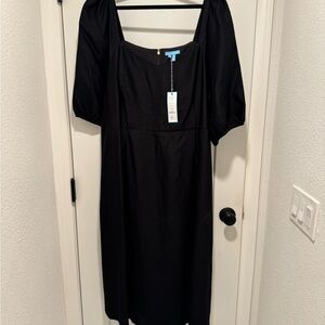 Draper James Classic Black Long Sleeve Dress